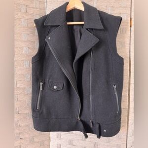 Calvin Klein Wool Moto Vest/Jacket